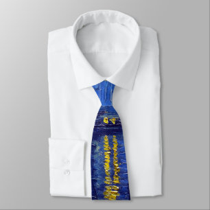 Vincent Van Gogh, The Starry Night painting Tie
