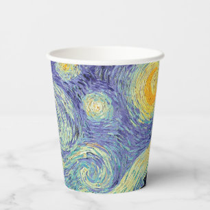 Vincent Van Gogh/ The Starry Night Paper Cups