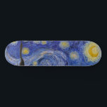 Vincent Van Gogh - The Starry night Skateboard<br><div class="desc">The Starry Night / La nuit etoilee - Vincent Van Gogh in 1889</div>