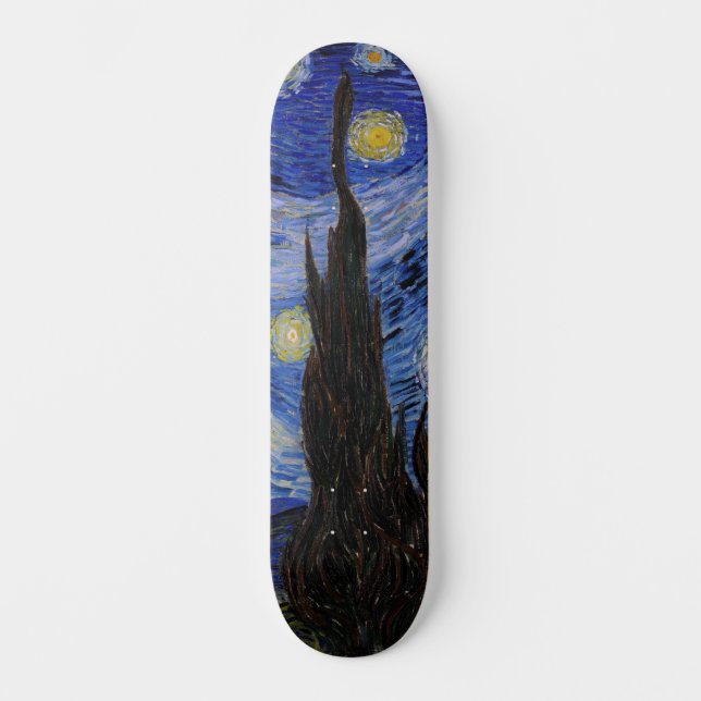 Vincent Van Gogh - The Starry night Skateboard (Front)