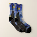 Vincent Van Gogh - The Starry night Socks<br><div class="desc">The Starry Night / La nuit etoilee - Vincent Van Gogh in 1889</div>