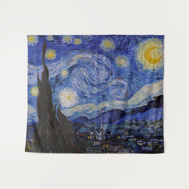 Vincent Van Gogh - The Starry night Tapestry (Front (Horizontal))