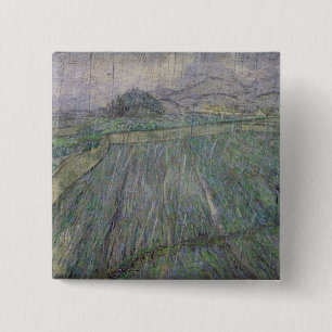 Vincent van Gogh The Thunder Storm 15 Cm Square Badge