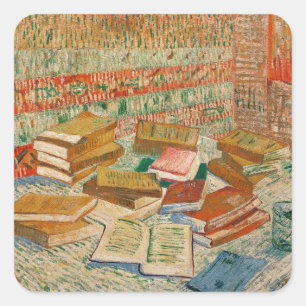Vincent van Gogh   The Yellow Books, 1887 Square Sticker