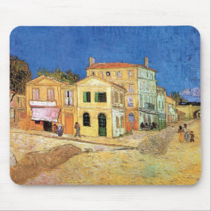 Vincent Van Gogh - The Yellow House - Fine Art Mouse Pad