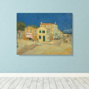 Vincent Van Gogh, The Yellow House, The Street Canvas Print