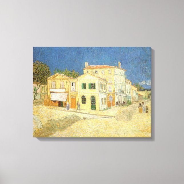 Vincent van Gogh - The Yellow House (The Street) Canvas Print (Front)