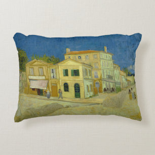Vincent van Gogh - The Yellow House (`The Street') Decorative Cushion