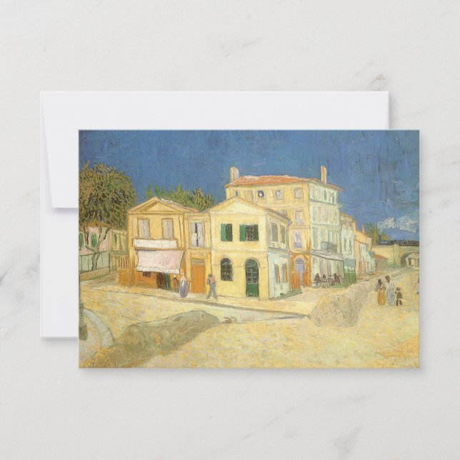 Vincent van Gogh - The Yellow House (The Street) Invitation (Front)