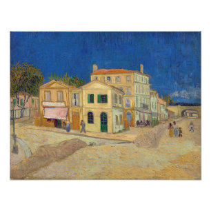 Vincent van Gogh - The Yellow House / The Street Photo Print