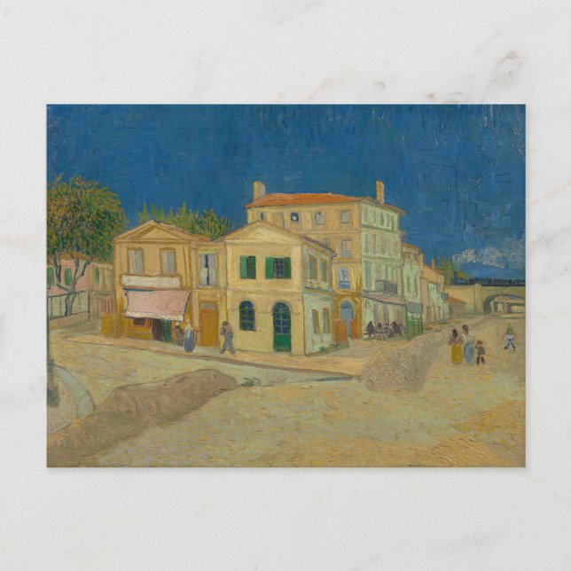 Vincent Van Gogh, The Yellow House, The Street Postcard (Front)