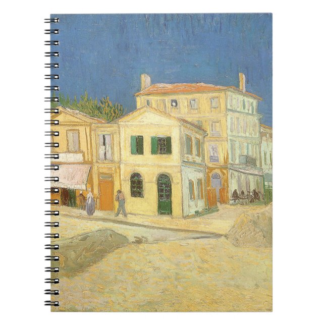 Vincent van Gogh - The Yellow House (The Street) Spiral Notebook (Front)