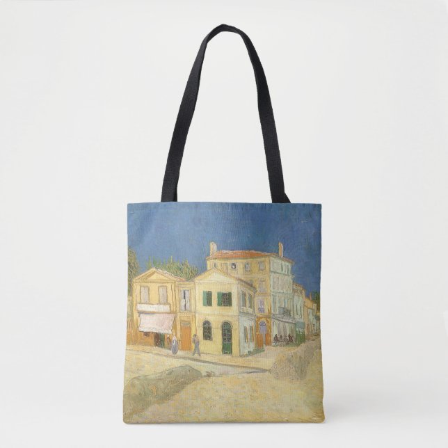 Vincent van Gogh - The Yellow House (The Street) Tote Bag (Front)