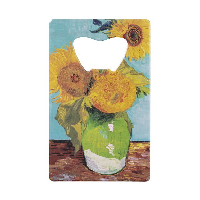 Vincent Van Gogh - Three Sunflowers in a Vase (Front)