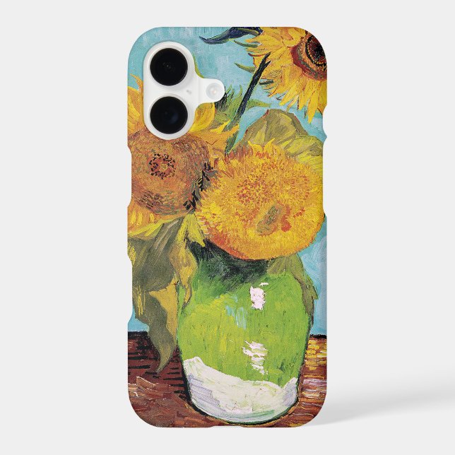 Vincent Van Gogh - Three Sunflowers in a Vase (Back)