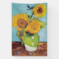 Vincent Van Gogh - Three Sunflowers in a Vase