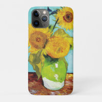 Vincent Van Gogh Three Sunflowers In a Vase