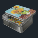 Vincent Van Gogh - Three Sunflowers in a Vase Jigsaw Puzzle<br><div class="desc">Three Sunflowers in a Vase / Vase avec trois tournesols - Vincent Van Gogh,  August 1888 - Sunflowers 1888 first version (F453)</div>