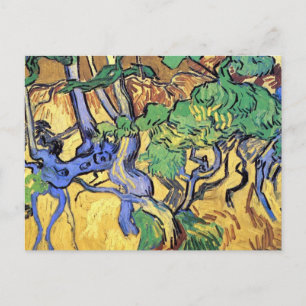 Vincent Van Gogh - Tree Roots And Trunks Fine Art Postcard