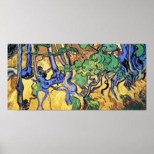 Vincent Van Gogh - Tree Roots And Trunks Fine Art Poster