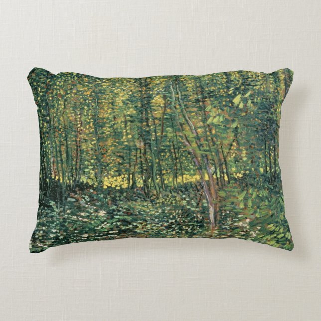 Vincent van Gogh | Trees and Undergrowth, 1887 Decorative Cushion (Front)