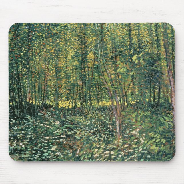 Vincent van Gogh | Trees and Undergrowth, 1887 Mouse Pad (Front)