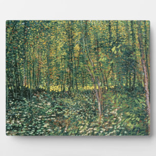 Vincent van Gogh   Trees and Undergrowth, 1887 Plaque