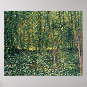 Vincent van Gogh   Trees and Undergrowth, 1887 Poster