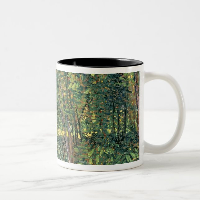 Vincent van Gogh | Trees and Undergrowth, 1887 Two-Tone Coffee Mug (Right)