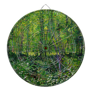 Vincent Van Gogh Trees And Undergrowth Dartboard