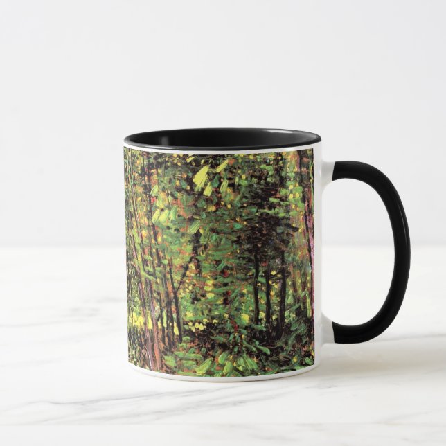Vincent Van Gogh - Trees And Undergrowth Fine Art Mug (Right)