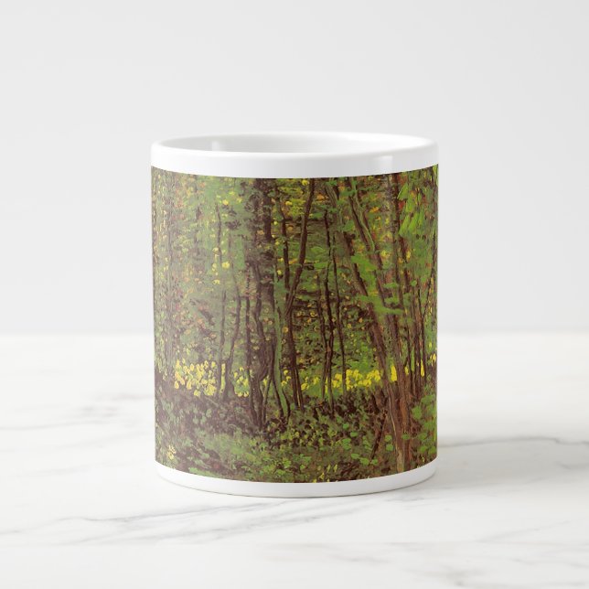 Vincent van Gogh - Trees and Undergrowth Large Coffee Mug (Front)