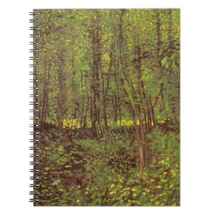 Vincent van Gogh - Trees and Undergrowth Spiral Notebook