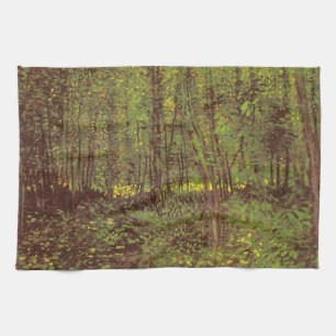 Vincent van Gogh - Trees and Undergrowth Tea Towel