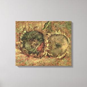 Vincent van Gogh   Two Cut Sunflowers, 1887 Canvas Print