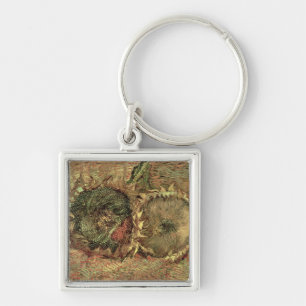 Vincent van Gogh Two Cut Sunflowers, 1887 Key Ring