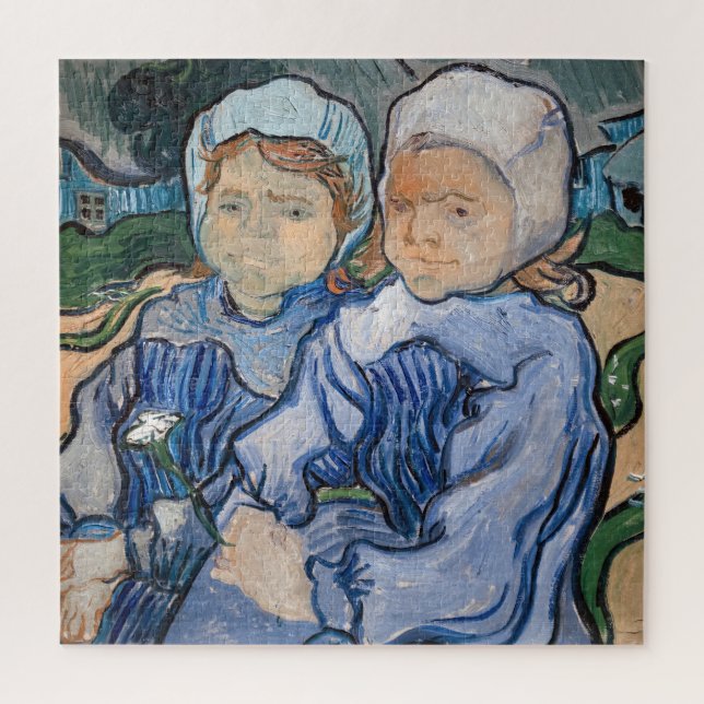 Vincent van Gogh - Two Little Girls Jigsaw Puzzle (Vertical)