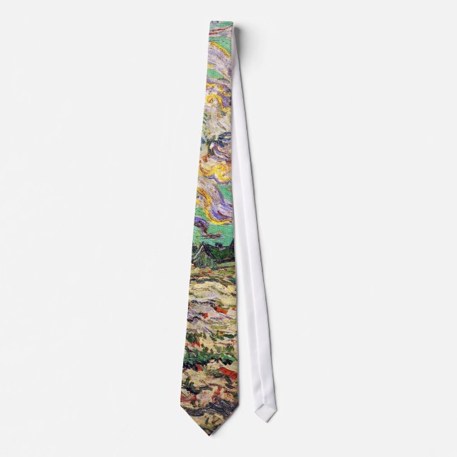 Vincent Van Gogh - Two Peasant Women - Fine Art Tie (Front)