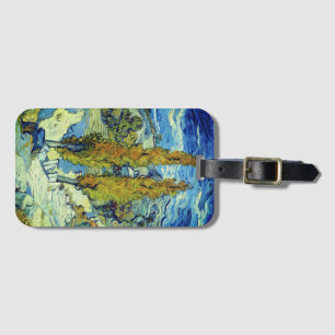 Vincent Van Gogh Two Poplars at Saint-Rémy Luggage Tag