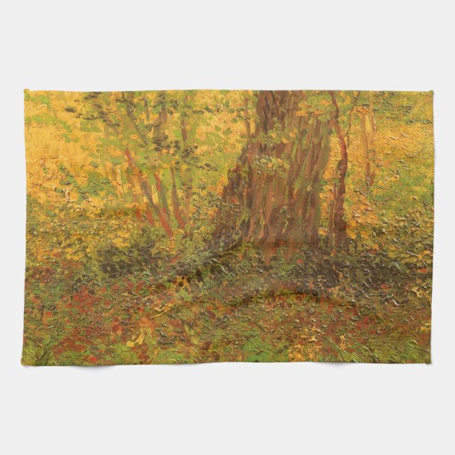 Vincent van Gogh - Undergrowth Tea Towel (Horizontal)