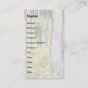 Vincent Van Gogh - Undergrowth With Two Figures Business Card