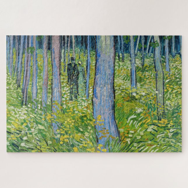 Vincent van Gogh - Undergrowth with Two Figures Jigsaw Puzzle (Horizontal)
