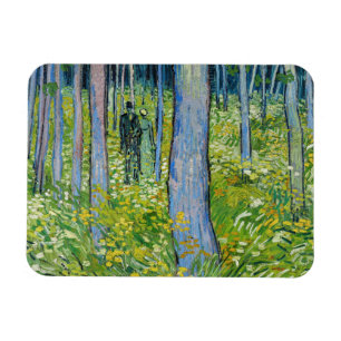 Vincent van Gogh - Undergrowth with Two Figures Magnet