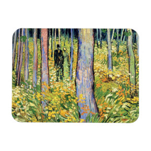 Vincent Van Gogh - Undergrowth With Two Figures Magnet