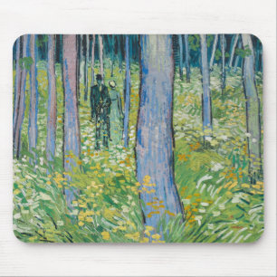Vincent van Gogh - Undergrowth with Two Figures Mouse Pad