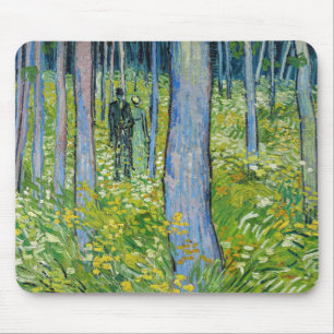 Vincent van Gogh - Undergrowth with Two Figures Mouse Pad