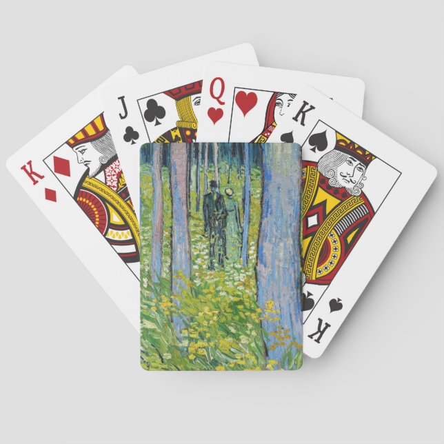 Vincent van Gogh - Undergrowth with Two Figures Playing Cards (Back)