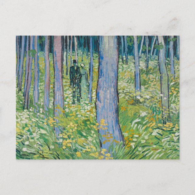 Vincent van Gogh - Undergrowth with Two Figures Postcard (Front)
