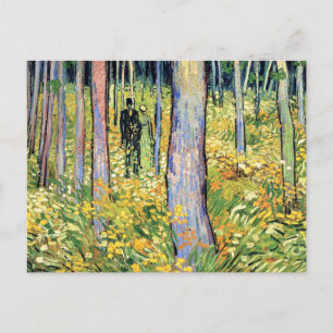 Vincent Van Gogh - Undergrowth With Two Figures Postcard