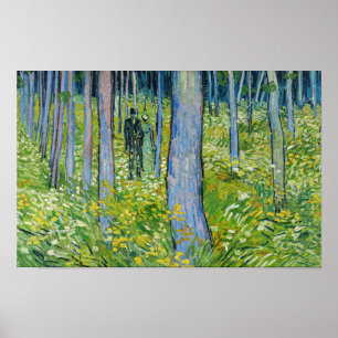 Vincent van Gogh - Undergrowth with Two Figures Poster